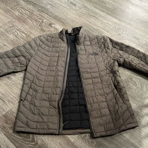 Men’s North Face Thermalball Jacket Light Brown Size Small